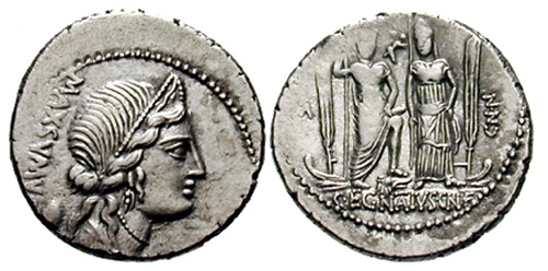 egnatia roman coin denarius